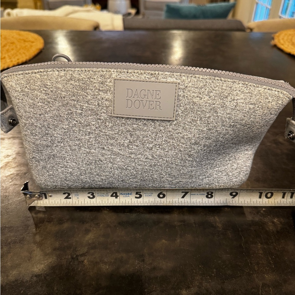 Danger Dover toiletries case neoprene heather grey. Dimensions as pictured